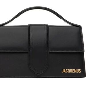 Like New JACQUEMUS Black Les Classiques 'Le grand Bambino' Bag